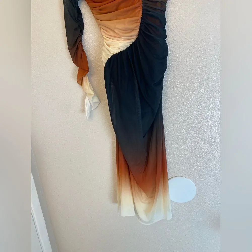 Revolution Tenth House lyrical Dance costume orange ombre EXPANSION TH25222 LC